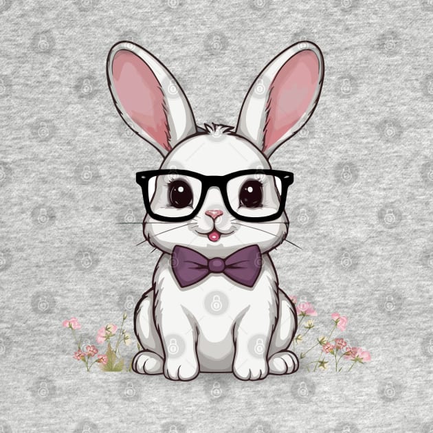 Nerdy Bunny by ScienceandSnark